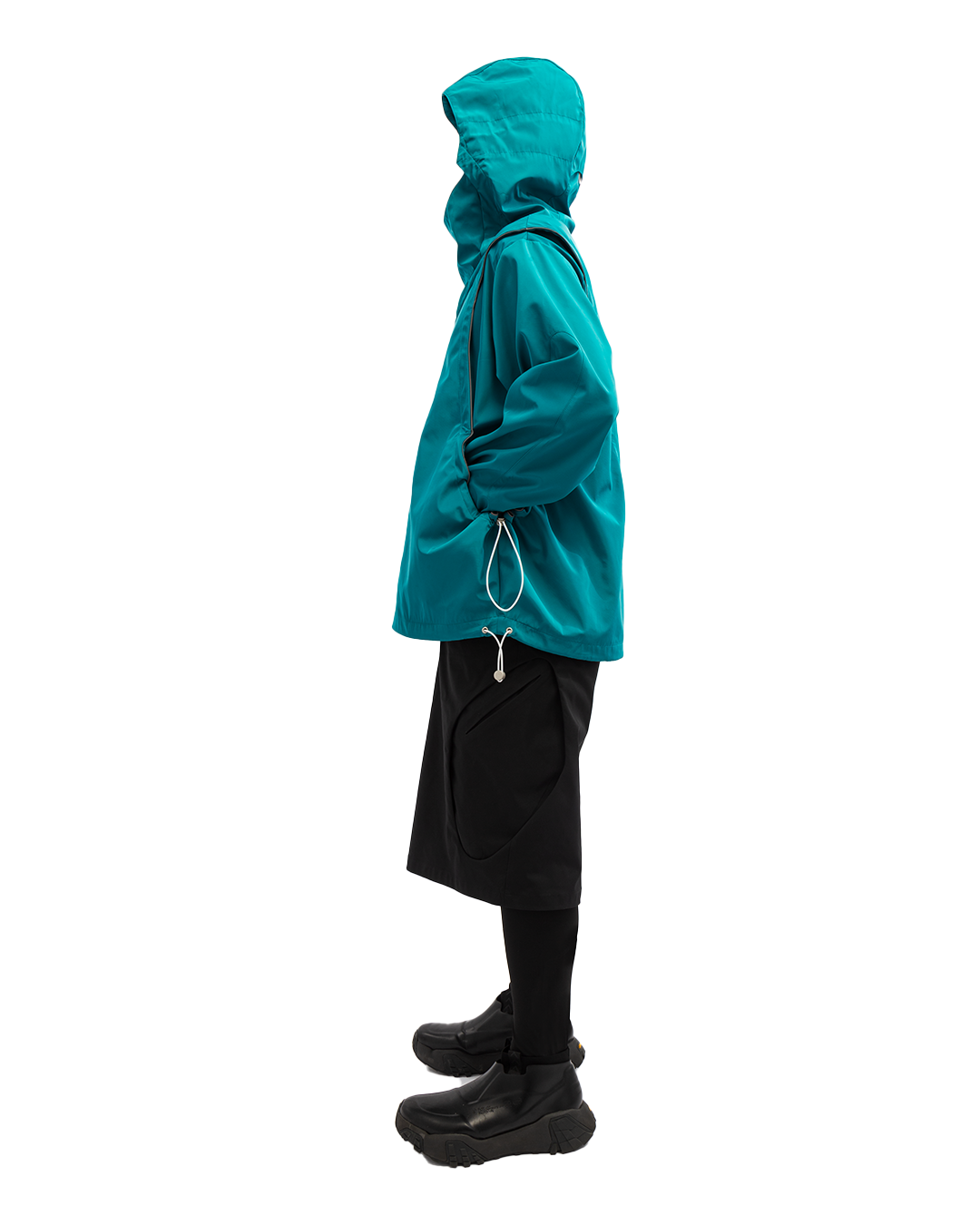 ANORAK 2.0 Back Vent Windbreaker Jacket Cyan