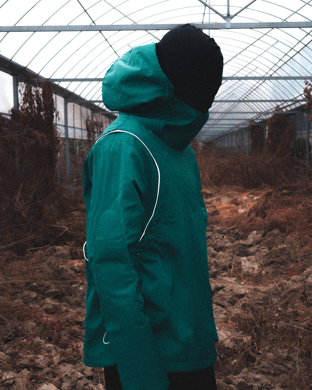 ANORAK 2.0 Back Vent Windbreaker Jacket Cyan