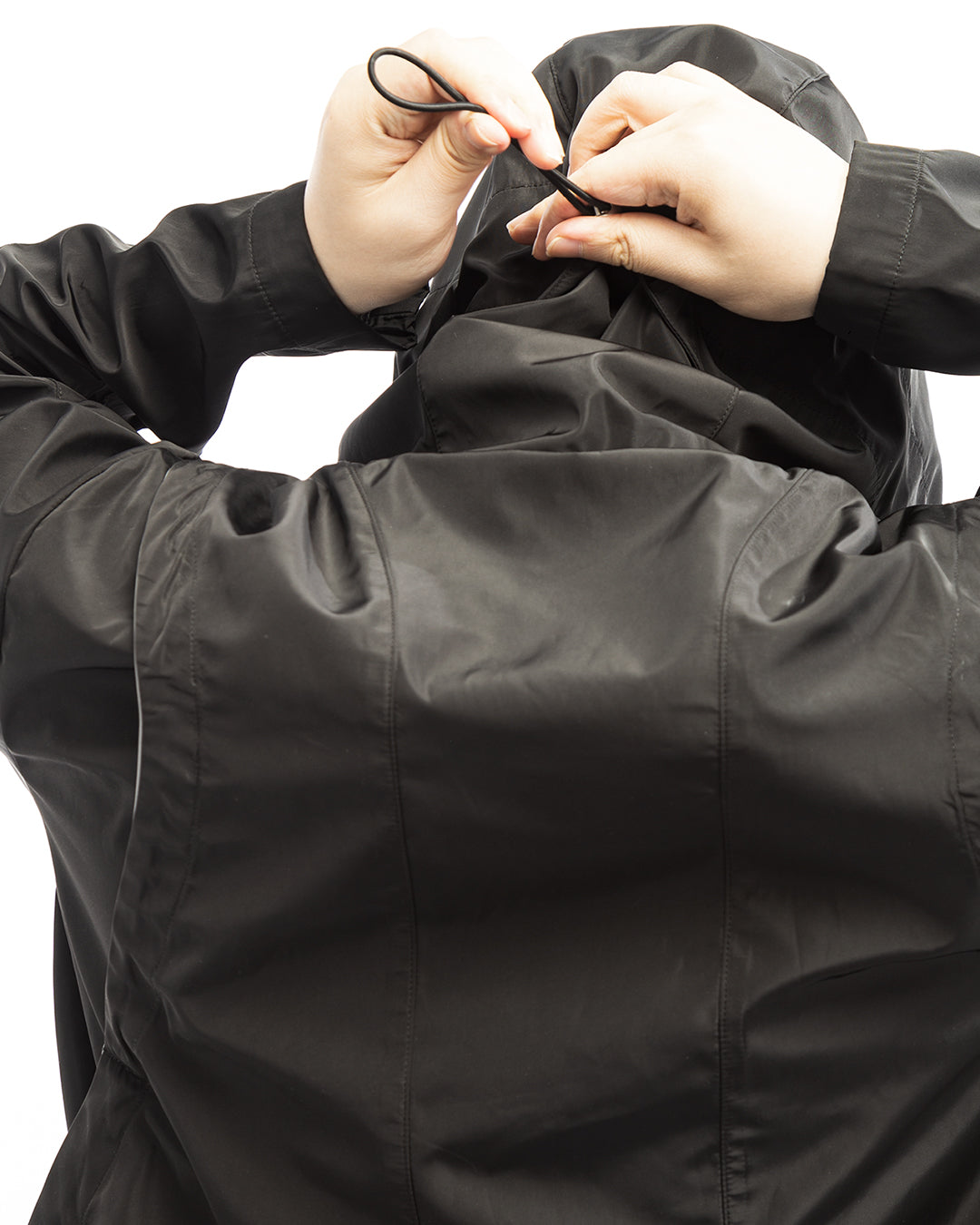 ANORAK 2.0 Back Vent Windbreaker Jacket Black