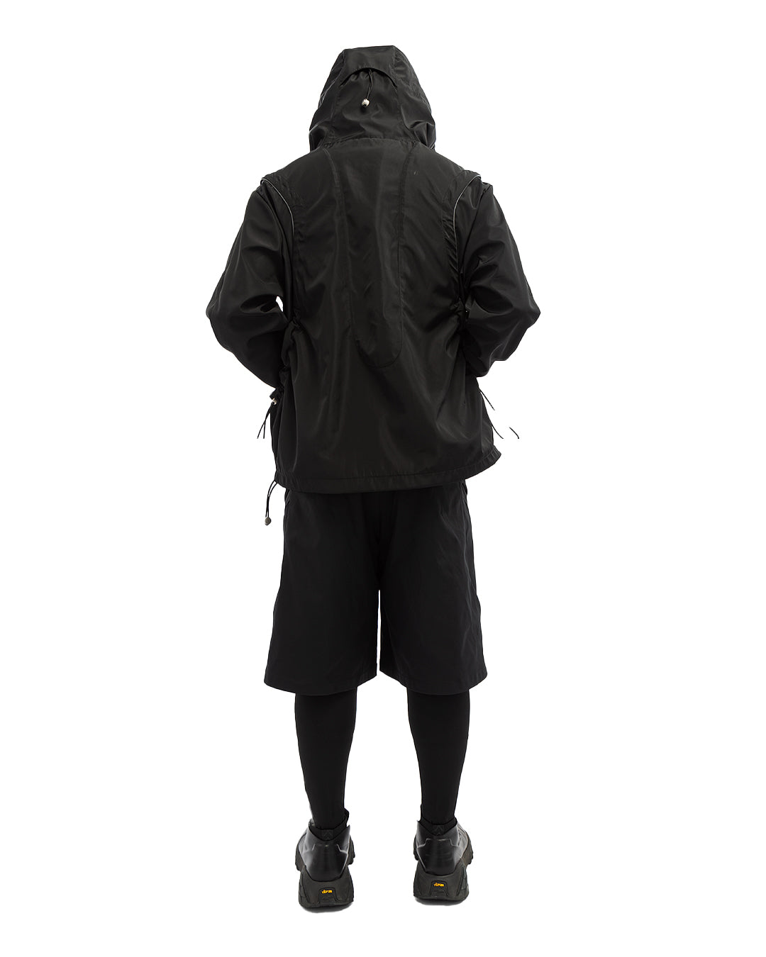 ANORAK 2.0 Back Vent Windbreaker Jacket Black