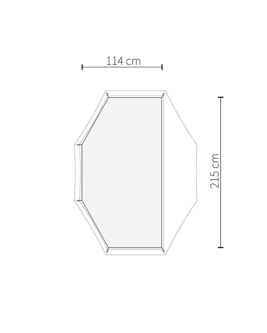 PreTents Lightrock 1 Tent Footprint